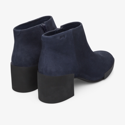 Camper Lotta Womens Ankle Boots US-99569 Dark Blue Online Clearance